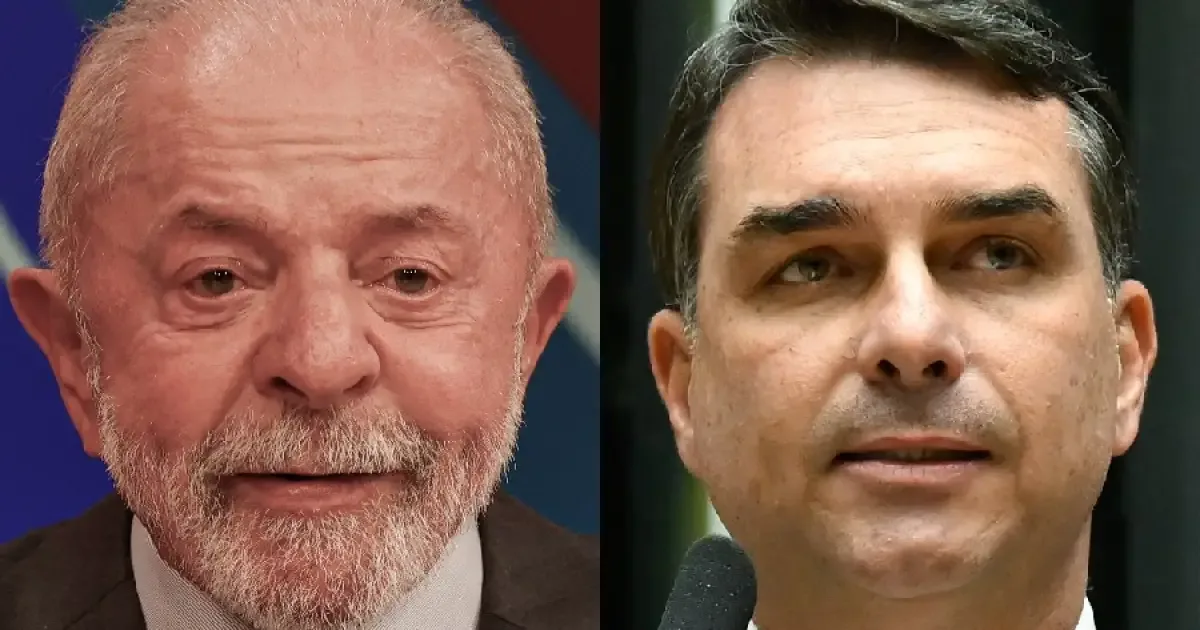 Lula e Flávio Bolsonaro aparecem tecnicamente empatados em pesquisas