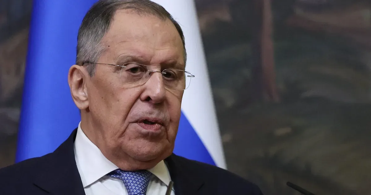 Lavrov diz que acusações sobre drones marcaram início de guerra contra Rússia